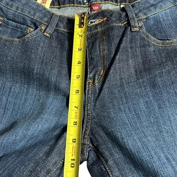 Nevada jeans ,women 12  petite. NWT,dark blue ,vintage ?,denim ,cottagecore. - Picture 10 of 13